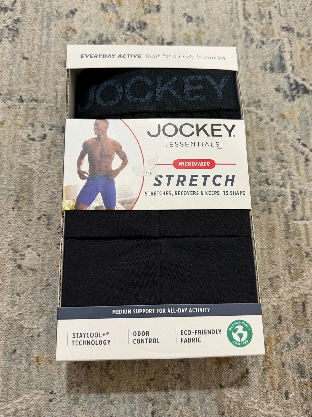 Underwear Jockey Microfiber Stretch Boxer Briefs Size s